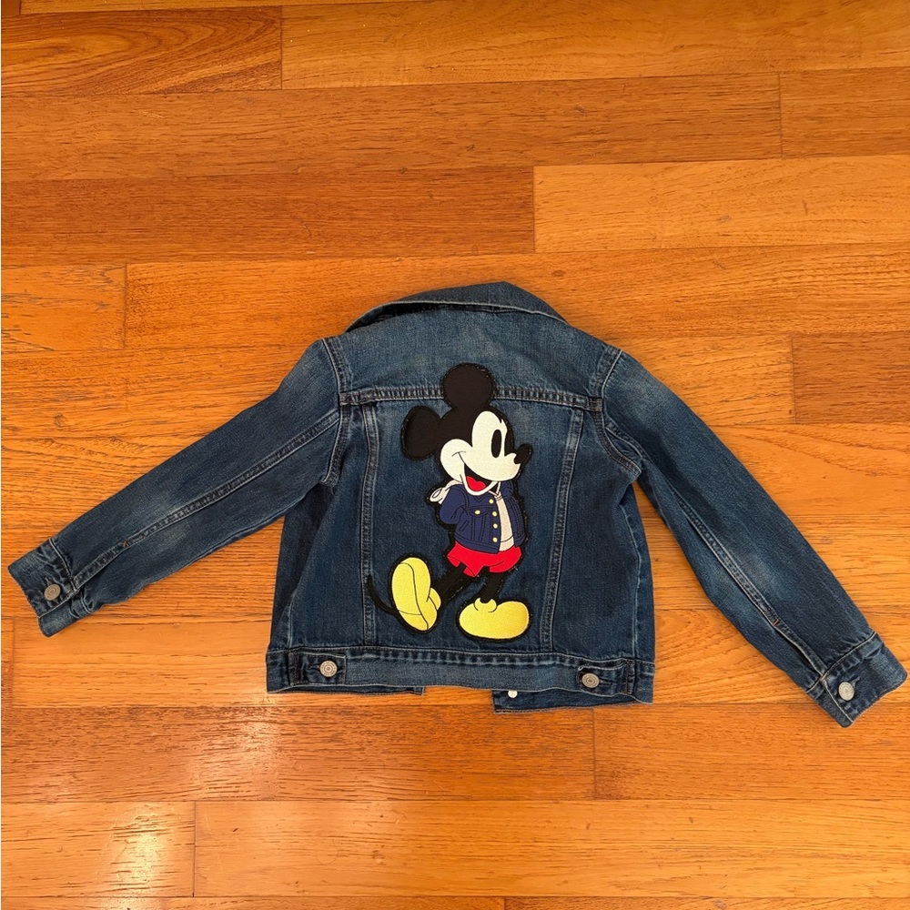 Disney Kids Jean Jacket with Mickey Mouse - Blue and Yellow